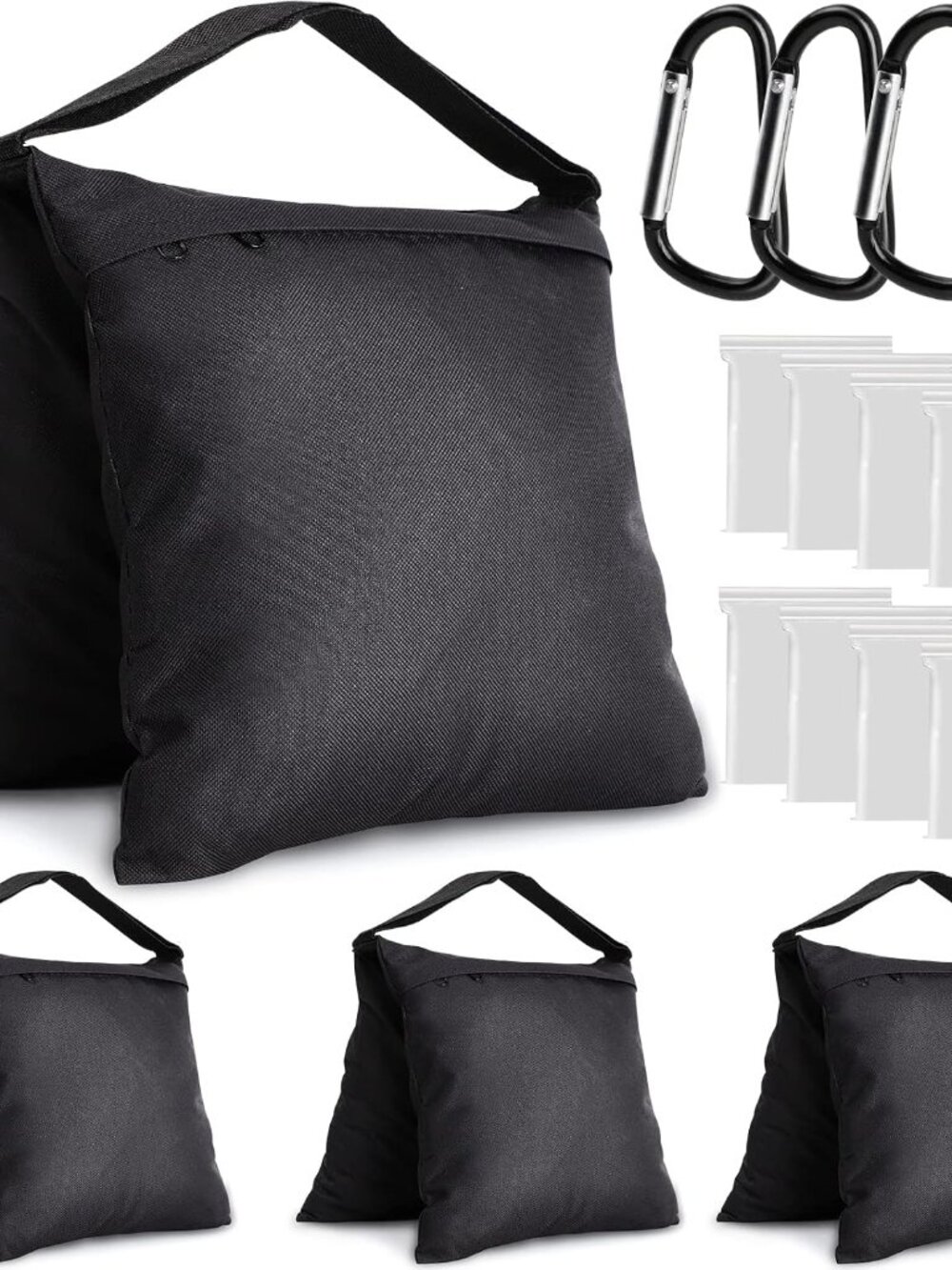 4 Packs Sandbags Weight Bags for Light Stand Photography Video Equipment, Heavy